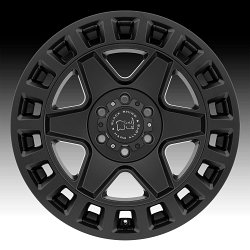 Black Rhino York Matte Black Custom Truck Wheels 3